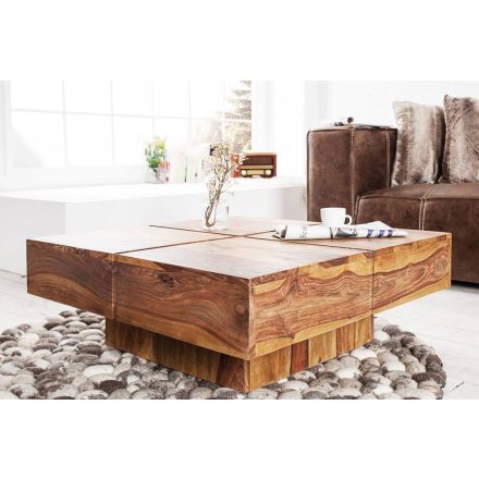 Stílusos dohányzóasztal Dash 70 cm sheesham