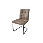 Szánkótalpas szék Modern vintage taupe