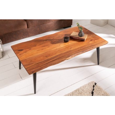 Stílusos dohányzóasztal Lorelei 110 cm akácfa