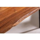 Stílusos dohányzóasztal Lorelei 110 cm akácfa