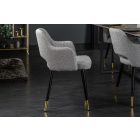 Stílusos étkezőszék Laney világos szürke 