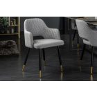 Stílusos étkezőszék Laney világos szürke 
