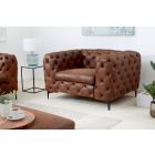 Stílusos fotel Rococo antik barna