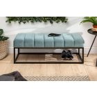 Stílusos ülőpad Halle 108 cm bársony - mentol zöld 