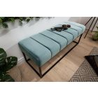 Stílusos ülőpad Halle 108 cm bársony - mentol zöld 