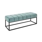 Stílusos ülőpad Halle 108 cm bársony - mentol zöld 