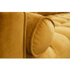 Sarok ülőgarnitúra Adan II 260 cm mustársárga bársony