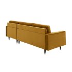 Sarok ülőgarnitúra Adan II 260 cm mustársárga bársony