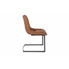 Szánkótalpas szék Gunner barna 