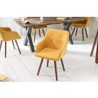 Stílusos szék Norway mustársárga