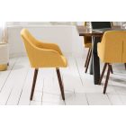 Stílusos szék Norway mustársárga
