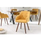 Stílusos szék Norway mustársárga