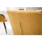 Stílusos szék Norway mustársárga