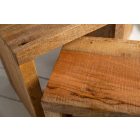 Oldalsó asztal szett Timber mangófa natúr - 3 db 