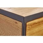 Stílusos éjjeliszekrény Shayla 40 cm vad tölgy 