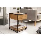 Stílusos éjjeliszekrény Shayla 40 cm vad tölgy 