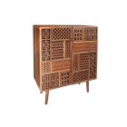 Magas komód Noelle 100 cm natúr mangófa