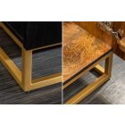 Magas komód Cullen 70 cm fekete mangó