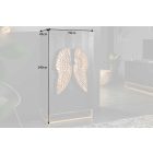 Magas komód Cullen 70 cm fekete mangó