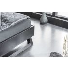 Luxus franciaágy Shayla 180 x 200 cm fekete mangófa