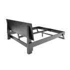 Luxus franciaágy Shayla 180 x 200 cm fekete mangófa