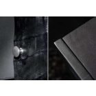 Stílusos éjjeliszekrény Shayla 50 cm fekete mangófa