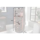 Borospalacktartó vitrin Winebar 97 cm barna fenyő 