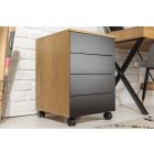 Stílusos irodai konténer Kiana tölgy minta 