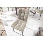 Stílusos étkezőszék Modern világosszürke 