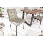 Stílusos étkezőszék Modern világosszürke 