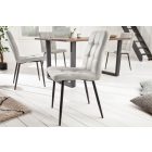 Stílusos étkezőszék Modern világosszürke 