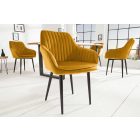 Stílusos szék Esmeralda mustársárga 