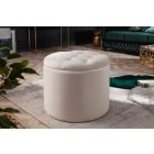 Design puff Rococo 50 cm bézs