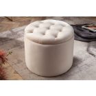 Design puff Rococo 50 cm bézs