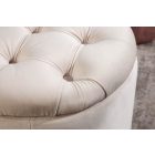 Design puff Rococo 50 cm bézs