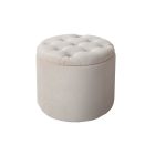 Design puff Rococo 50 cm bézs