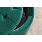 Design puff Rococo 50 cm sötétzöld