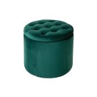 Design puff Rococo 50 cm sötétzöld