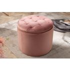 Design puff Rococo 50 cm rózsaszín