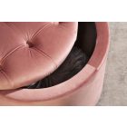 Design puff Rococo 50 cm rózsaszín