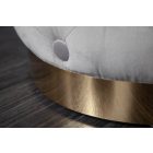 Design puff Rococo 37 cm szürke