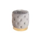 Design puff Rococo 37 cm szürke