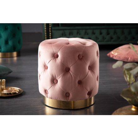 Design puff Rococo 37 cm rózsaszín 