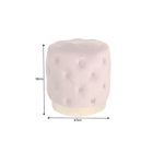 Design puff Rococo 37 cm rózsaszín 