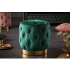 Design puff Rococo 37 cm sötétzöld