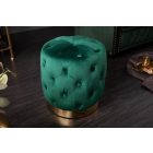 Design puff Rococo 37 cm sötétzöld