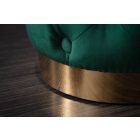 Design puff Rococo 37 cm sötétzöld