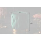 Design puff Rococo 37 cm sötétzöld