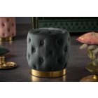 Design puff Rococo 37 cm fekete