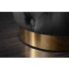 Design puff Rococo 37 cm fekete